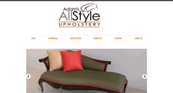 Desktop Screenshot of adamsallstyleupholstery.com.au